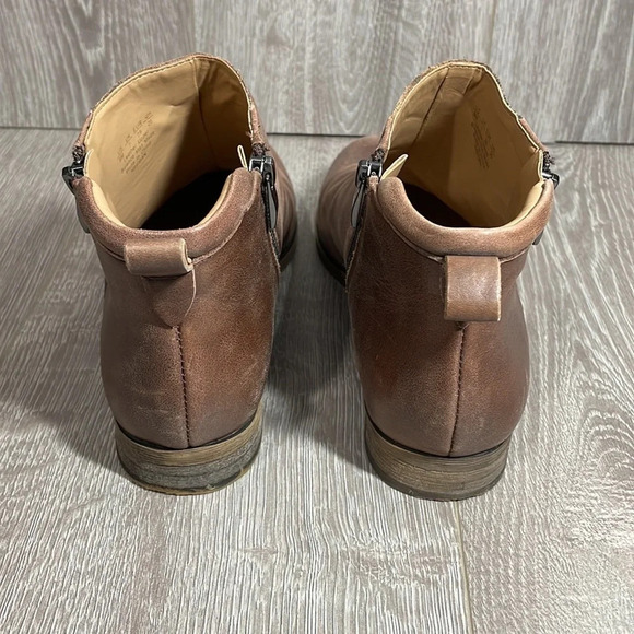Franco Sarto Leather Keegan Ankle Boots Brown 9M - Picture 4 of 13